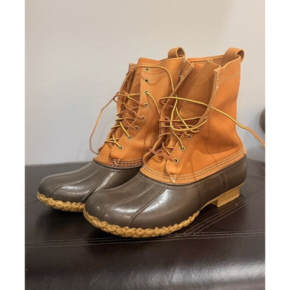 LL Bean Duck Boots Men Size 11 Hunting Waterfowl Game Gore-Tex USA Vintage main image 4
